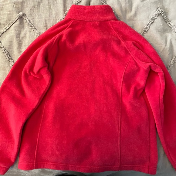 Red/Pink Columbia Fleece Jacket - Picture 5 of 5